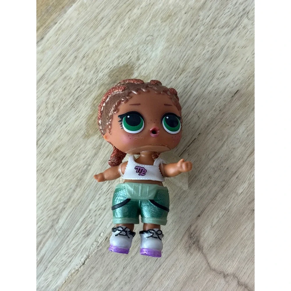 MGA LOL Surprise Virgo Star Sign Series Doll Green Eyes Glitter Hair 3 Inch